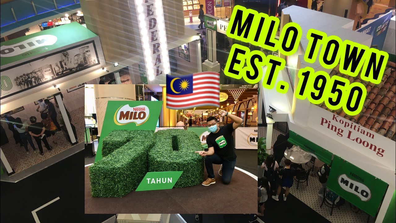 MILO TOWN (PEKAN MILO) | Happy 70th Birthday MILO MALAYSIA! | Follow Me To Work
