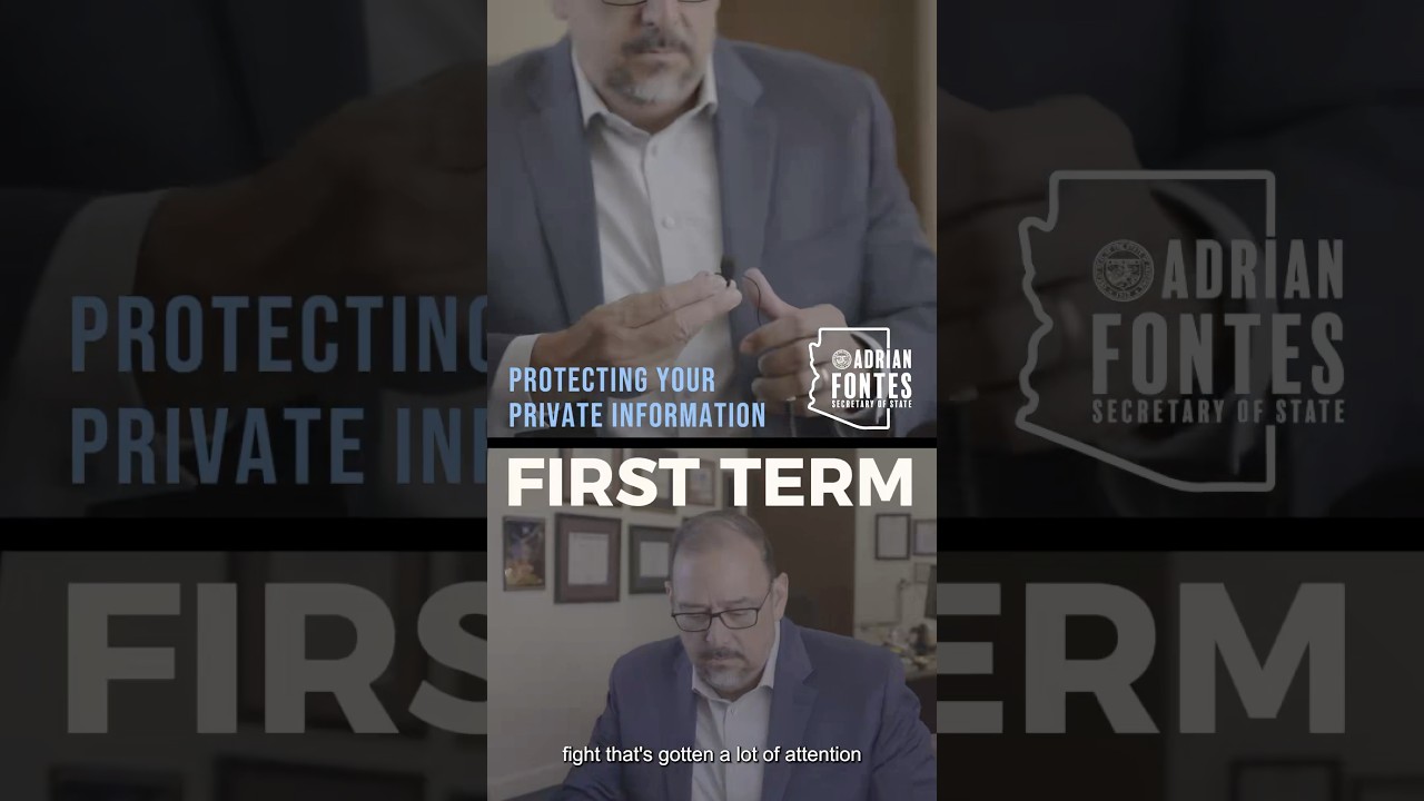 First Term Talks with Secretary Fontes: Protecting Your Private Information