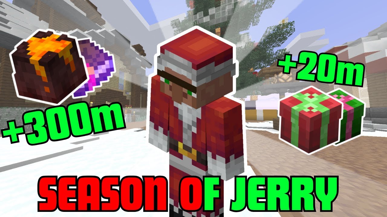 How to make 320 MILLION COINS from the Season of Jerry!!! (Hypixel Skyblock Guide)