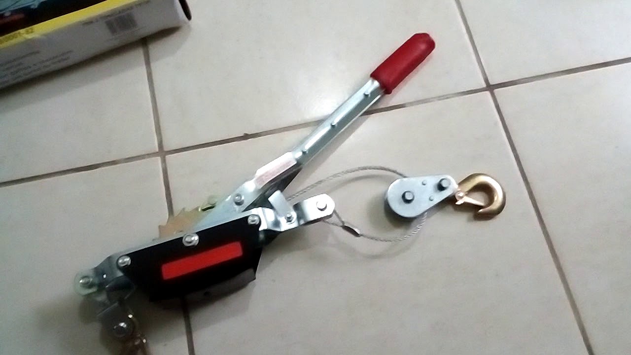 Tifor 2 Toneladas, catraca de arraste, guinho..