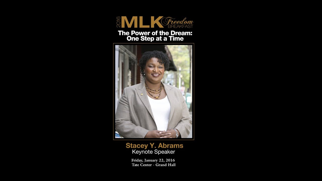 Representative Stacey Y. Abrams Speaks at UGA Freedom Breakfast