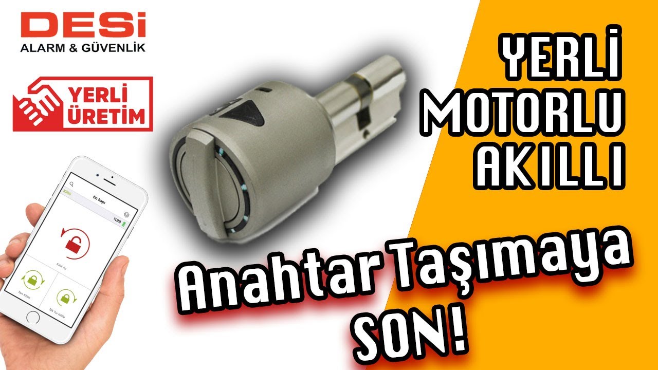 Yerli ve Motorlu Akıllı Kapı Kilidi DESI Utopic R inceleme