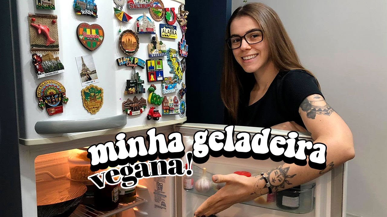 TOUR PELA MINHA GELADEIRA VEGANA | Mi Alves