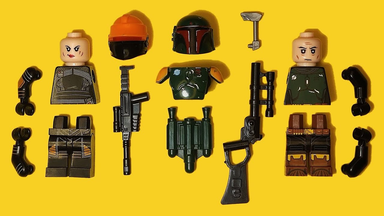 LEGO Star Wars | Boba Fett & Fennec Shand | Unofficial Minifigure | The Book of Boba Fett