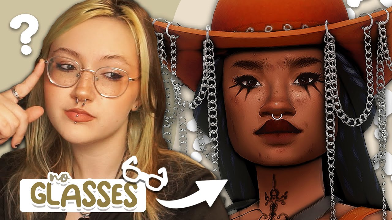 Создаю персонажа, но не вижу 👓 (без очков) | Sims 4: Вызов создания персонажа