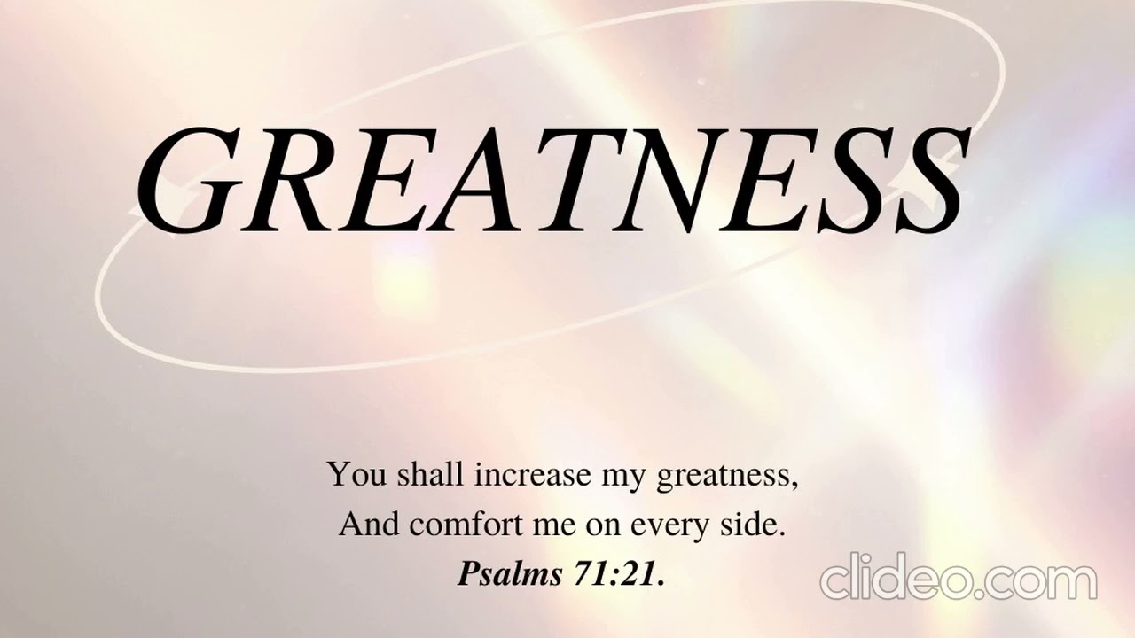 2026 THE YEAR OF GREATNESS
