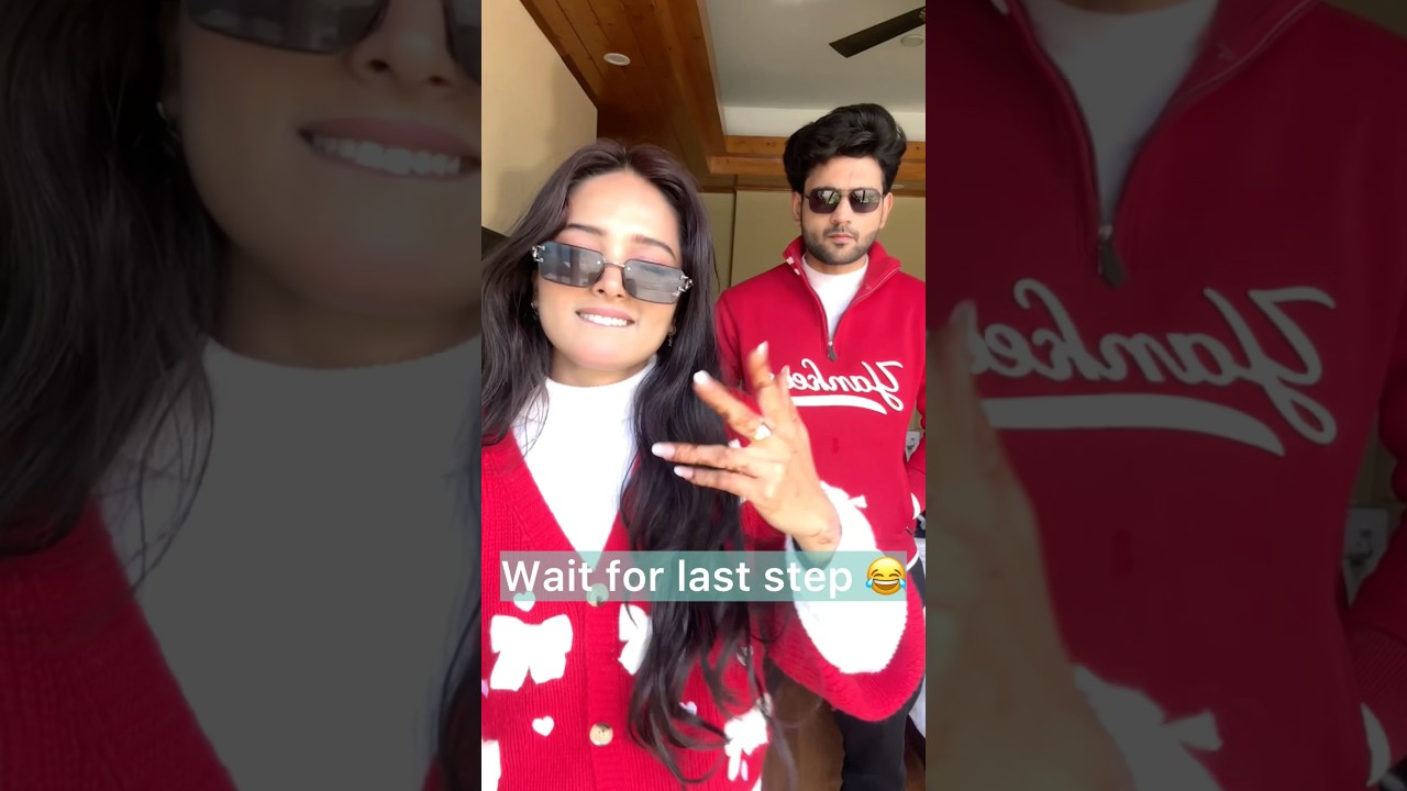 😂Wait for the last step😌 #trendydance #dancereels #funnyshorts #jahnavisoni #arjunverma
