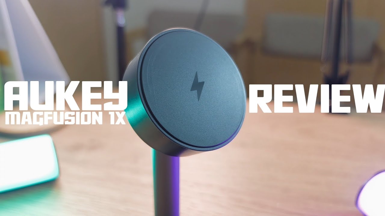 Обзор AUKEY MagFusion 1X | Магнитная подставка для быстрой беспроводной зарядки | Qi 2.2 25 Вт