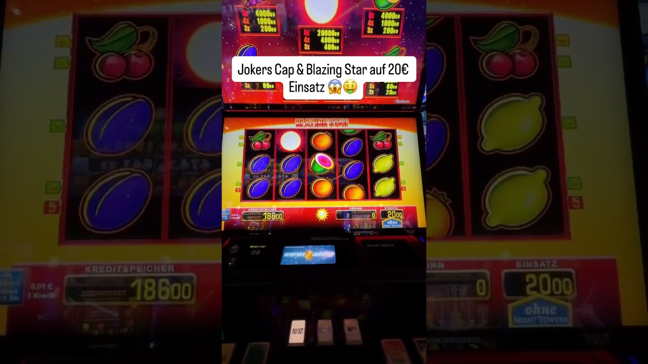 Jokers Cap & Blazing Star auf 20&euro; Einsatz 🤑