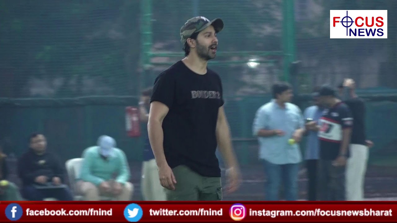SUNIEL SHETTY & HEROES OF BORDER 2,VARUN DHAWAN,AHAN SHETTY,BHUSHAN & NIDHI DUTTA PLAYING MATCH