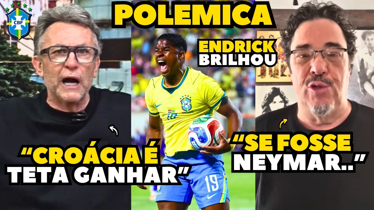 EITA! NETO DETONA SELE&Ccedil;&Atilde;O MESMO AP&Oacute;S VIT&Oacute;RIA E CASAGRANDE EXALTA ENDRICK!!