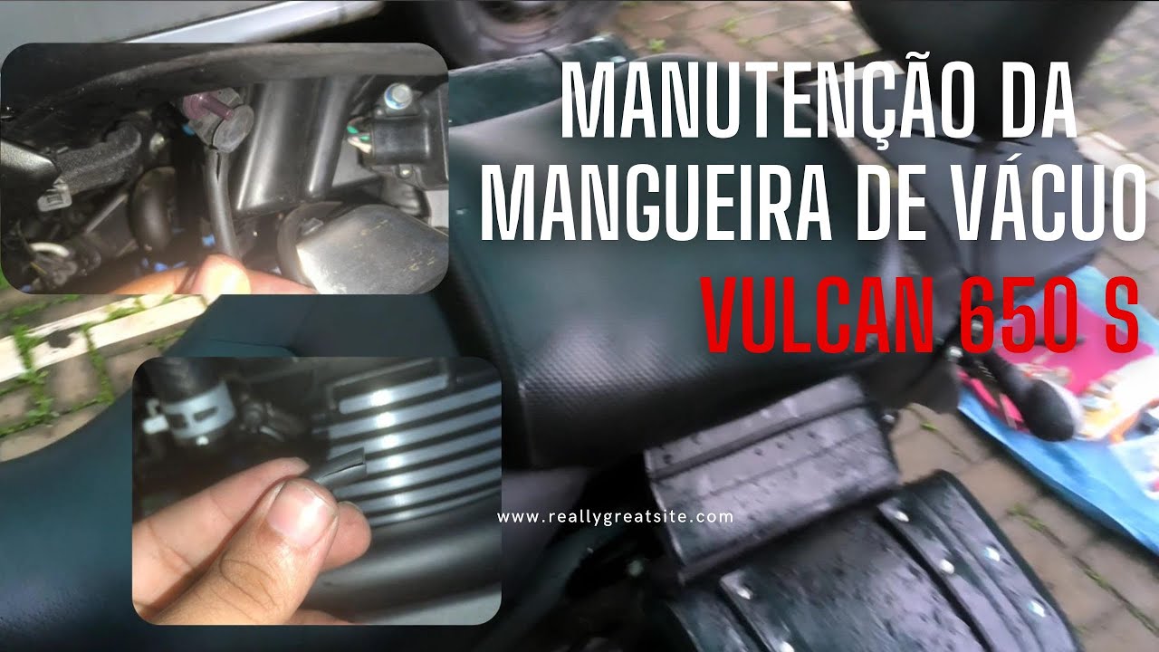 Vulcan 650 S Manutenção da mangueira de vácuo do sensor MAP |  MUITO SIMPLES