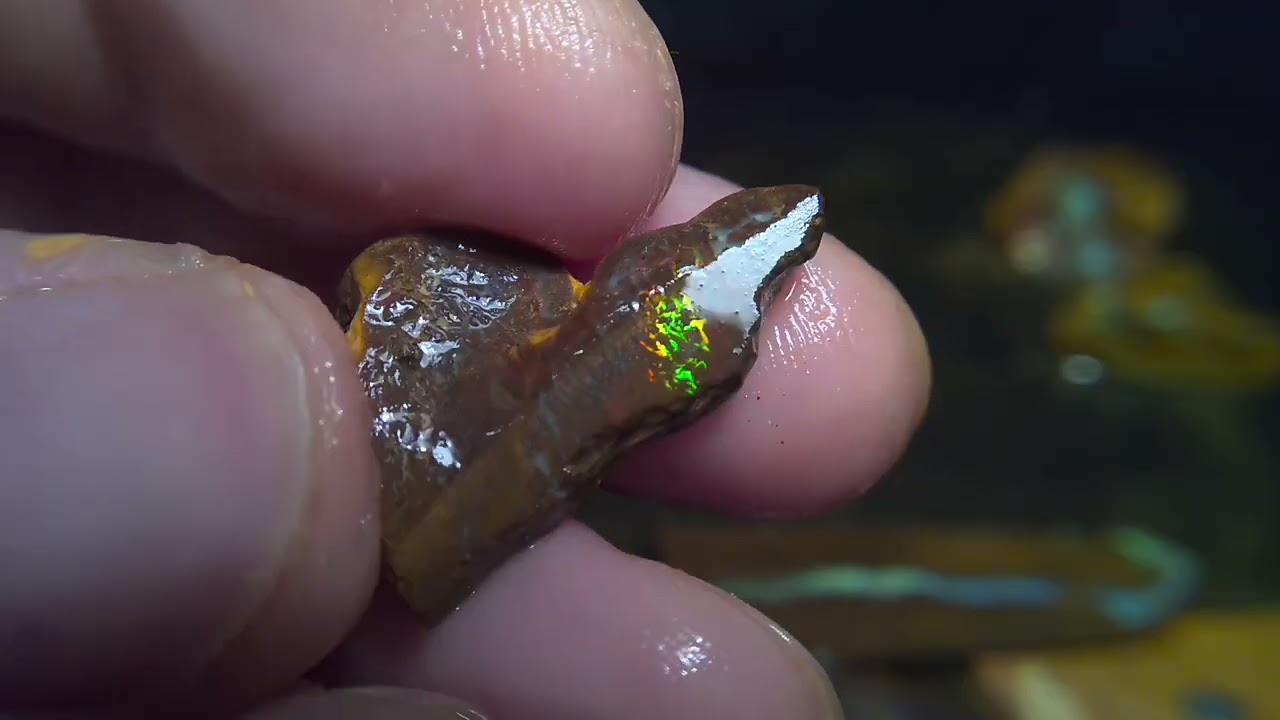 765cts Colourful Boulder opal rough parcel, 15pcs in total