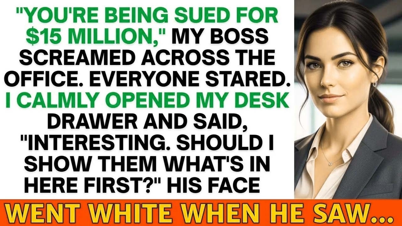 My Boss Filed a $15 Million Lawsuit Against Me   Then HR Found What I Had Hidden in My Desk
