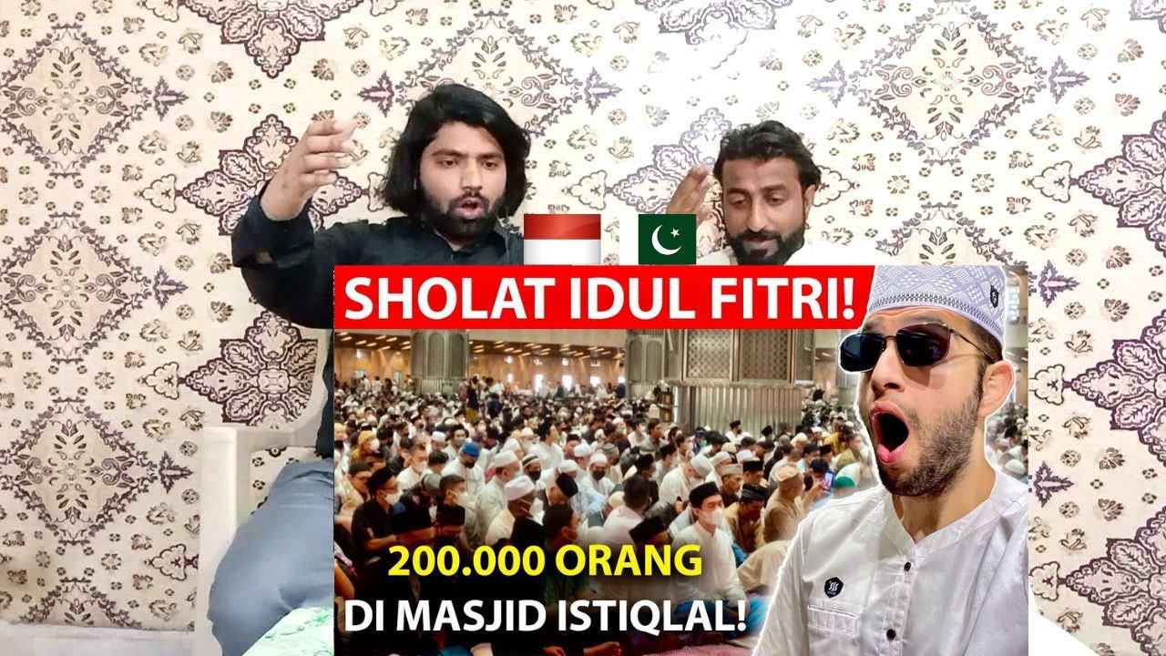 SHOLAT Idul Fitri IN Jakarta Indoensia!🇮🇩 - Masjid Istiqlal | Pakistani Reaksi | D-R-RUE