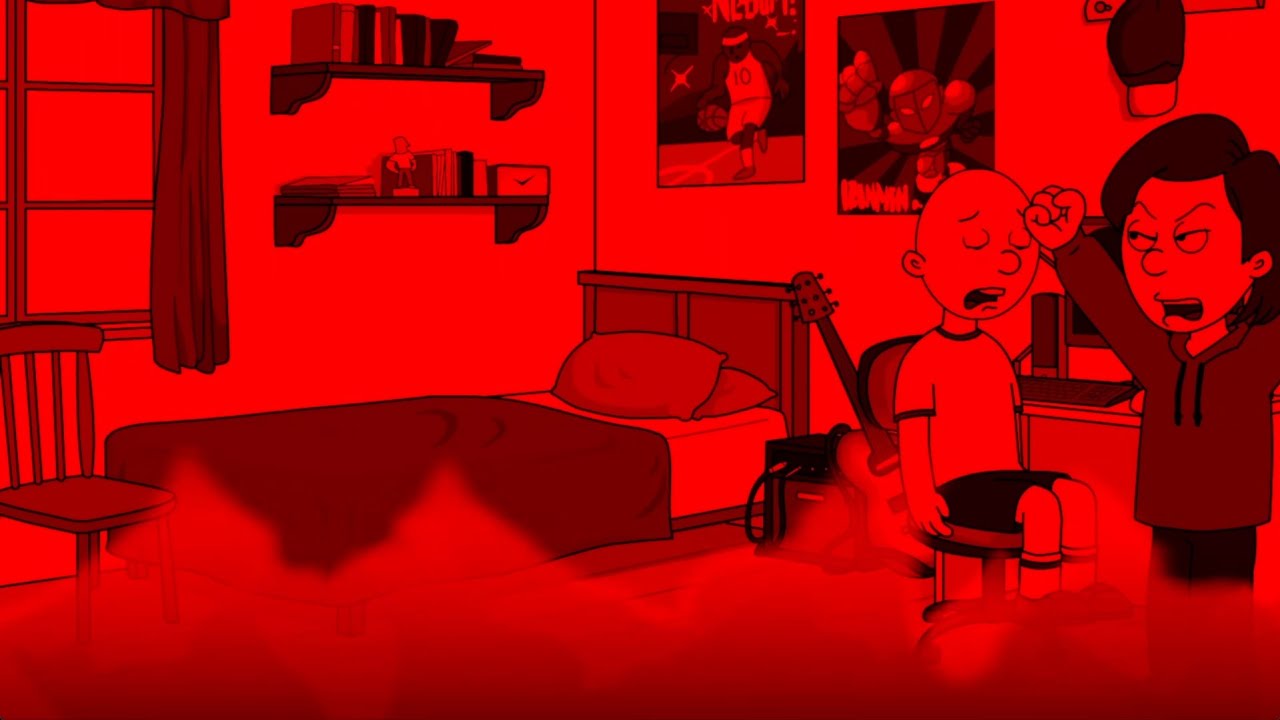 Caillou Gets Grounded For Bombing Miss Martin's House/ARRESTED!