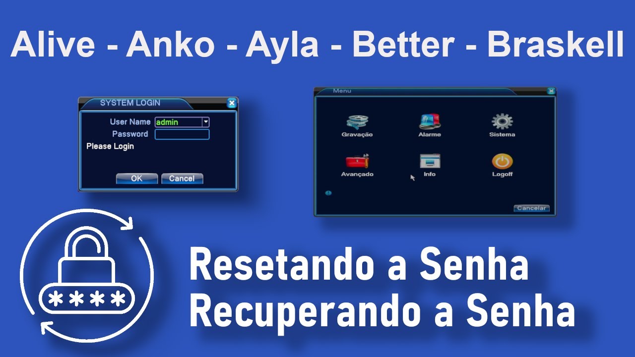 Recuperar Senha - Alive Anko Ayla Better Braskell Esquecimento de Senha