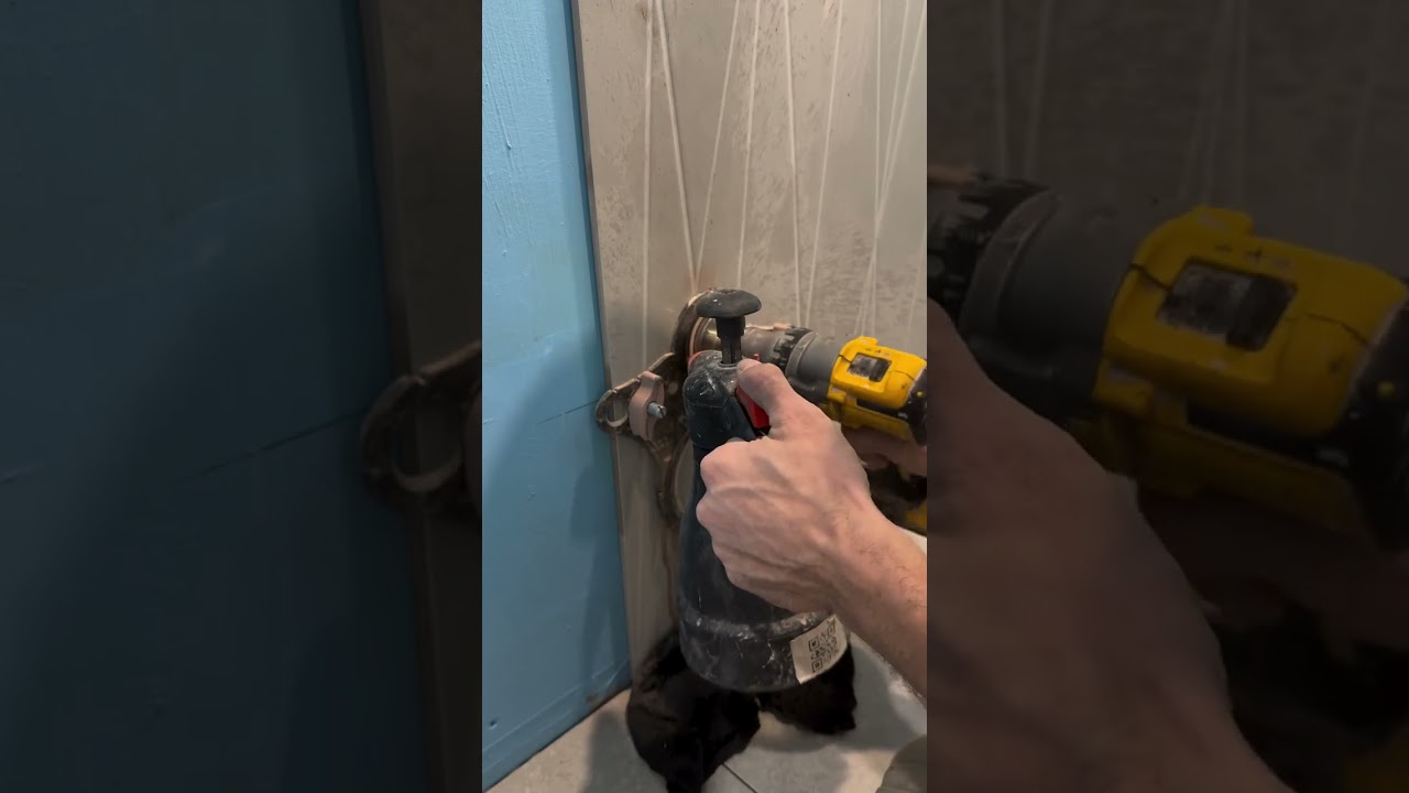 Отверстия под инстанцию #керамогранит #инсталяция#ремонт #томск