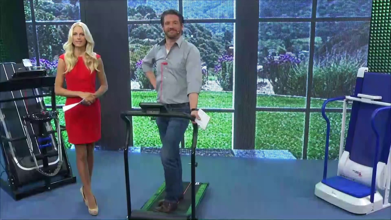 Laufband mit 3 Sport-Programmen, zusammenklappbar mit Anne-Kathrin Kosch ⁨@PEARL TV