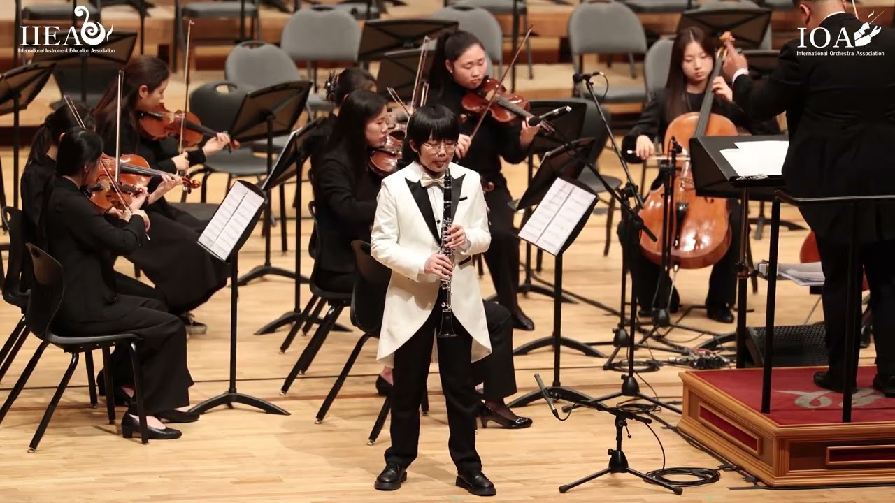 [2025국제청소년오케스트라13회정기연주회] J. Stamitz Clarinet Concerto in B flat Major 1악장 / 김도윤협연