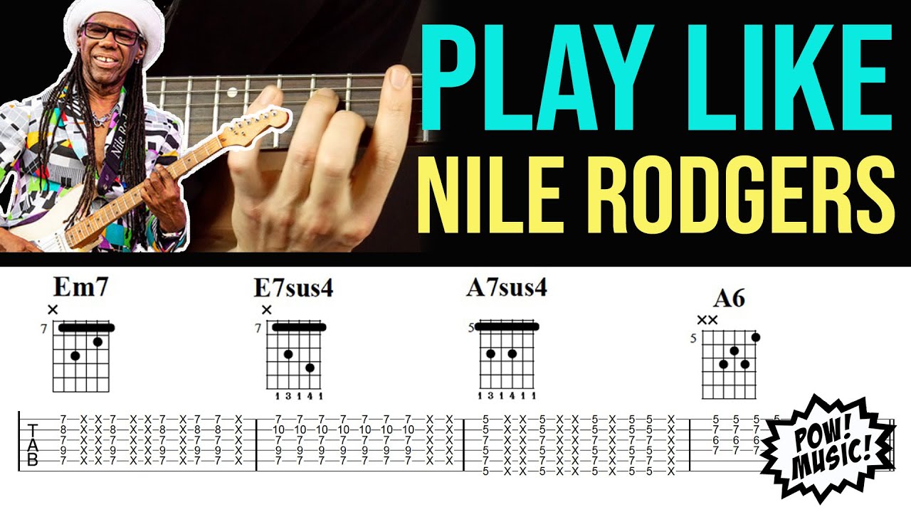 GOOD TIMES / RAPPER'S DELIGHT Looper Cover & Lesson - Funky Chords & Bass line (Nile Rodgers, Chic)