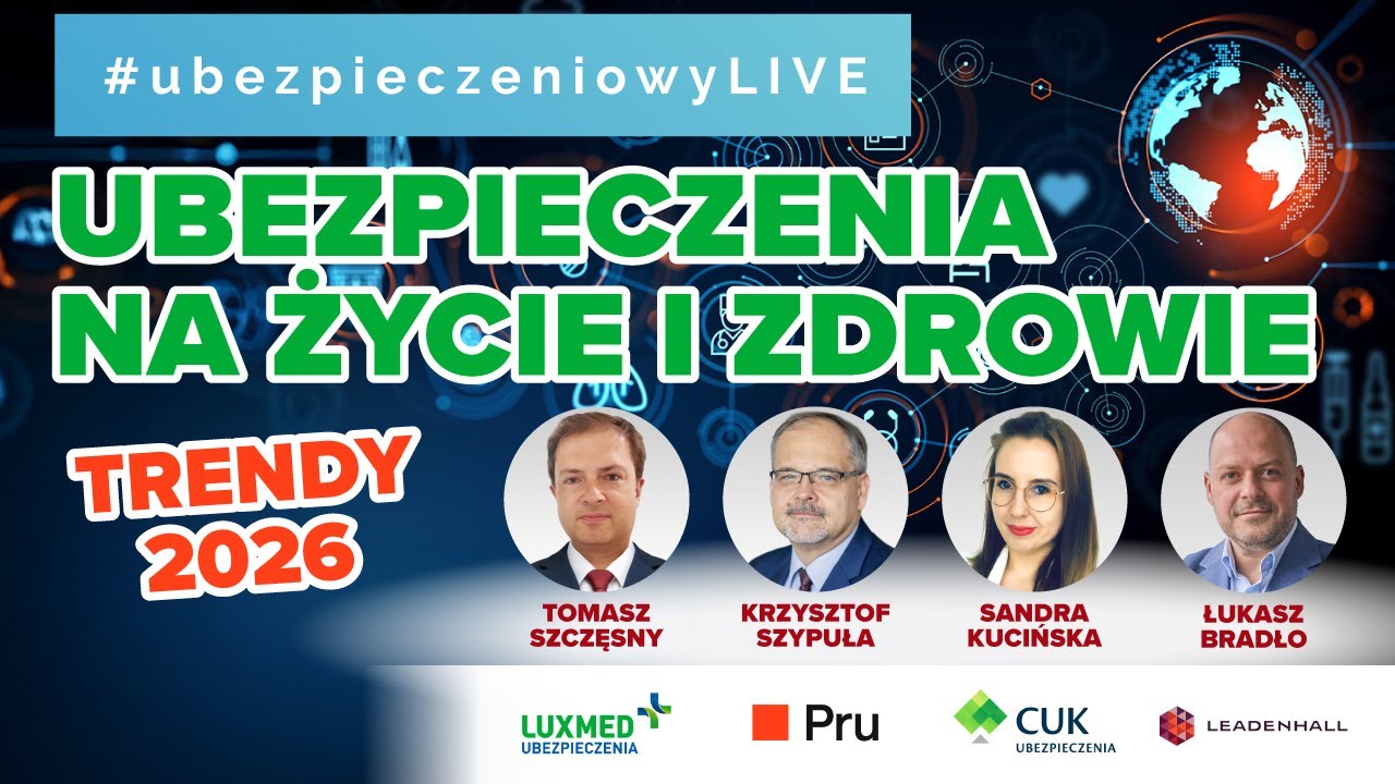 Ubezpieczenia na życie i zdrowie – trendy 2026 🩺 LIVE 9.12.2025