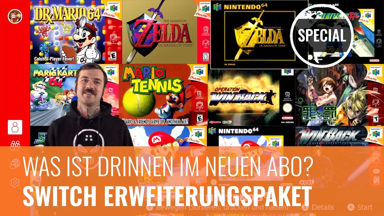 Nintendo Switch Online Erweiterungspaket: Was ist drinnen?