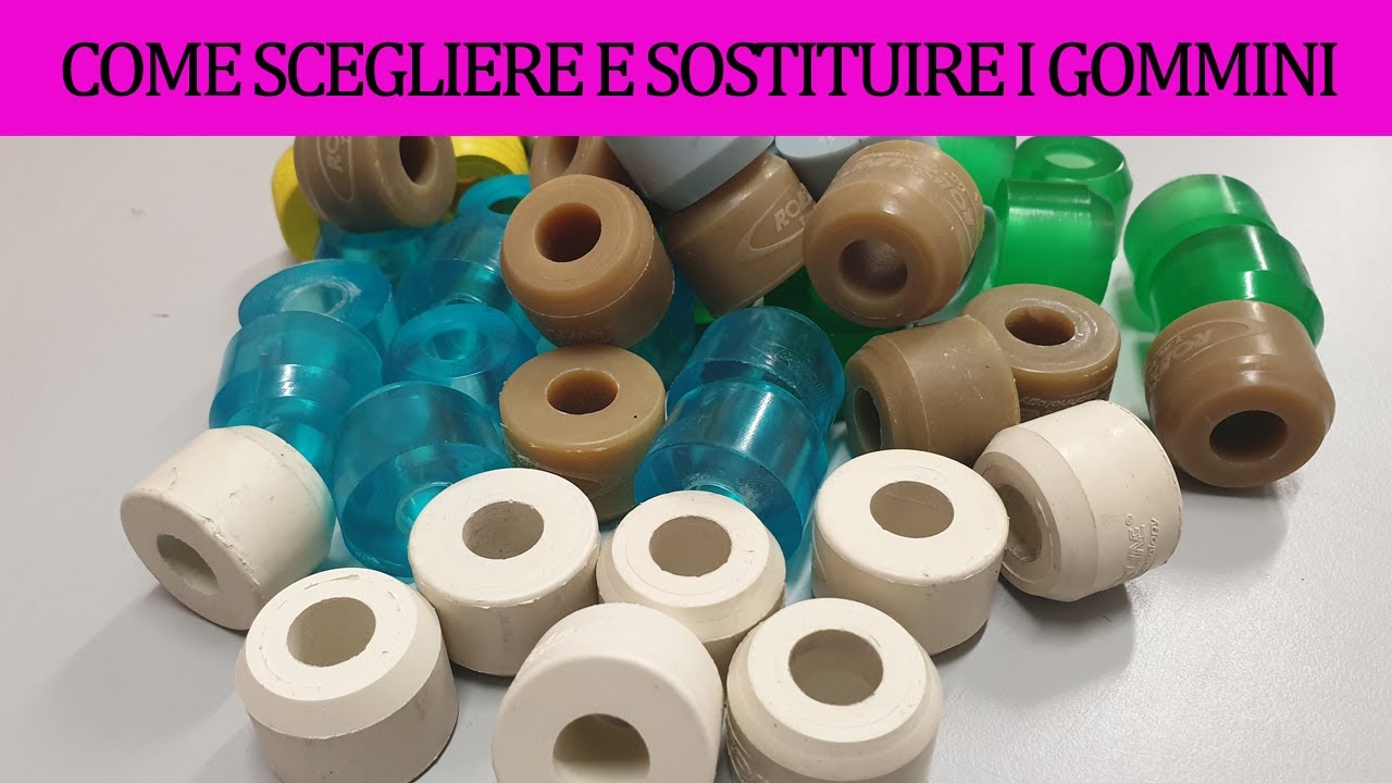 Come scegliere e sostituire i gommini/sospensioni dei pattini a rotelle