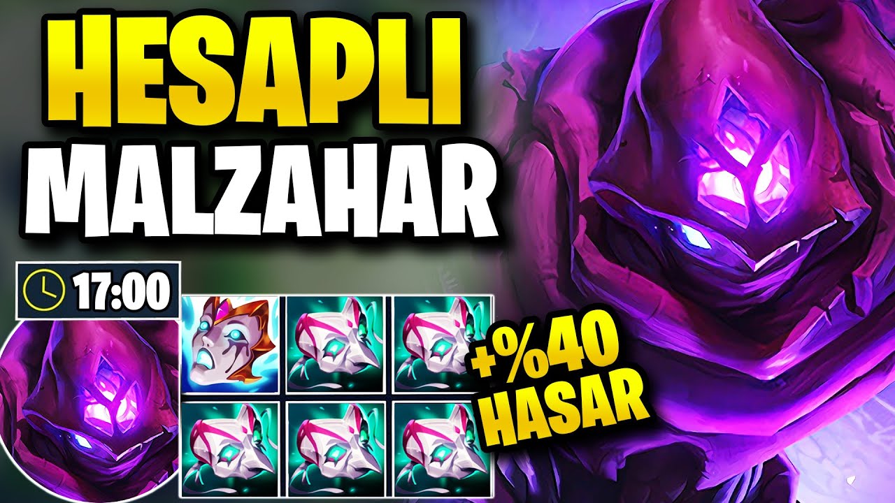 17 Dakika'da Full Build Olan *Matematiksel Olarak Doğru* Malzahar | Creed LoL