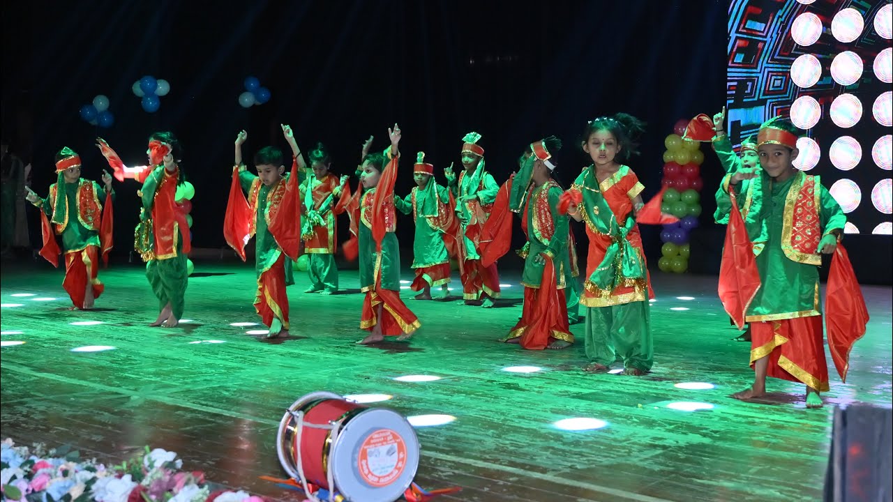 Colors Of Punjab | Bhangra Dance | UKG Group | Flying Birds Pre‑School | Annual Function 2025‑26