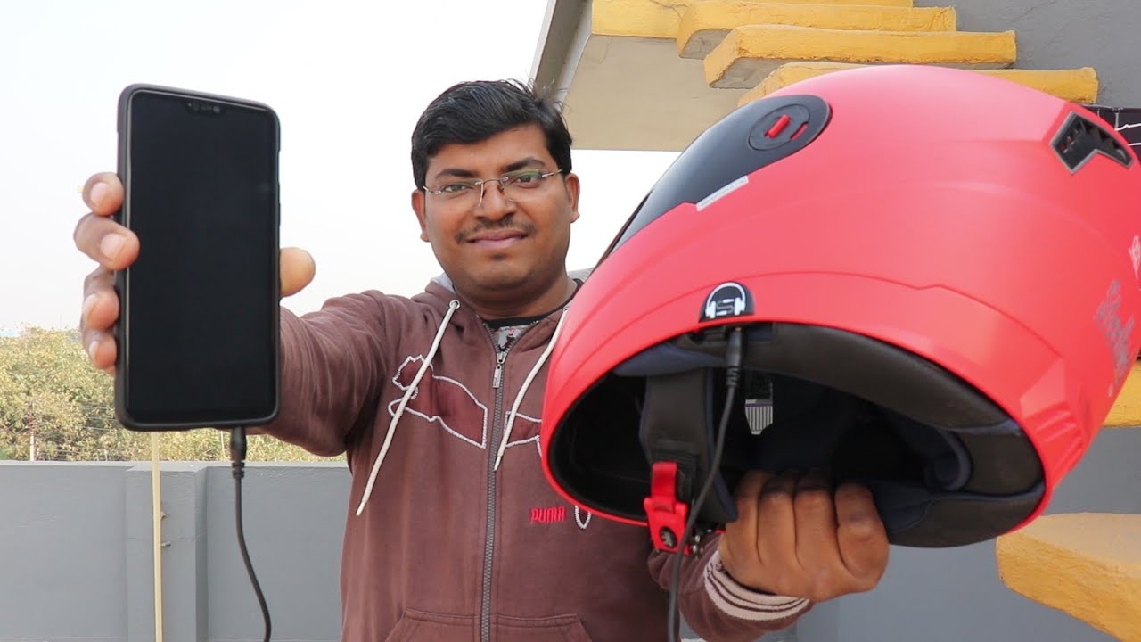 Best Semi Bluetooth Helmet at Low cost || Steelbird SBA 1 HF (handsfree)
