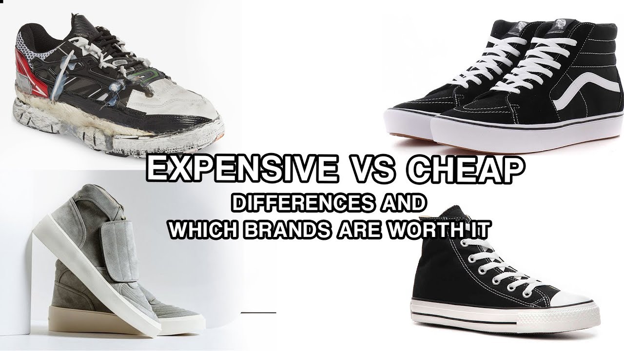 Cheap vs Expensive Sneakers - Differences and Brands to Buy