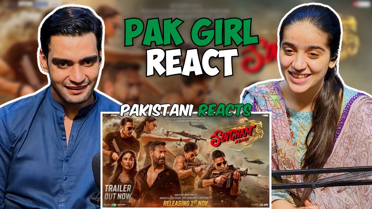 Pakistani Reacts On Singham Again | Official Trailer | Rohit Shetty Cop Universe | In Cinemas 1 Nov