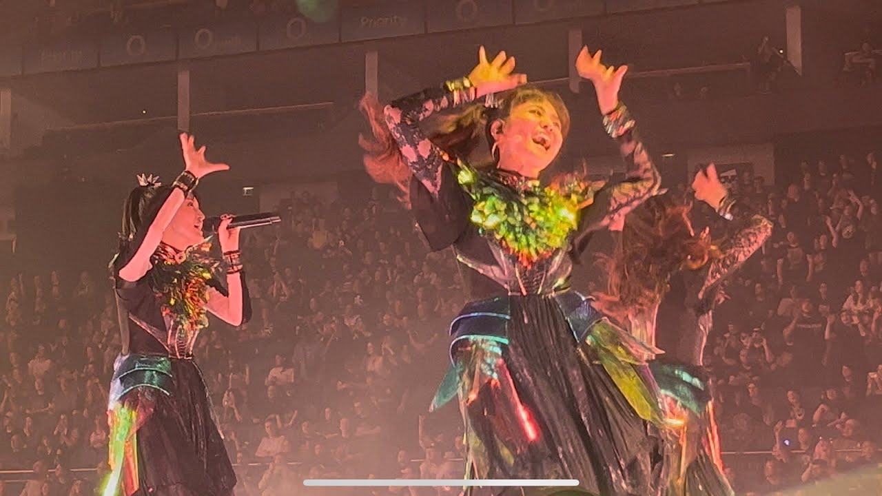 Babymetal and Poppy together at O2 - From Me To U, Live at O2 Arena, London, May 30, 2025.