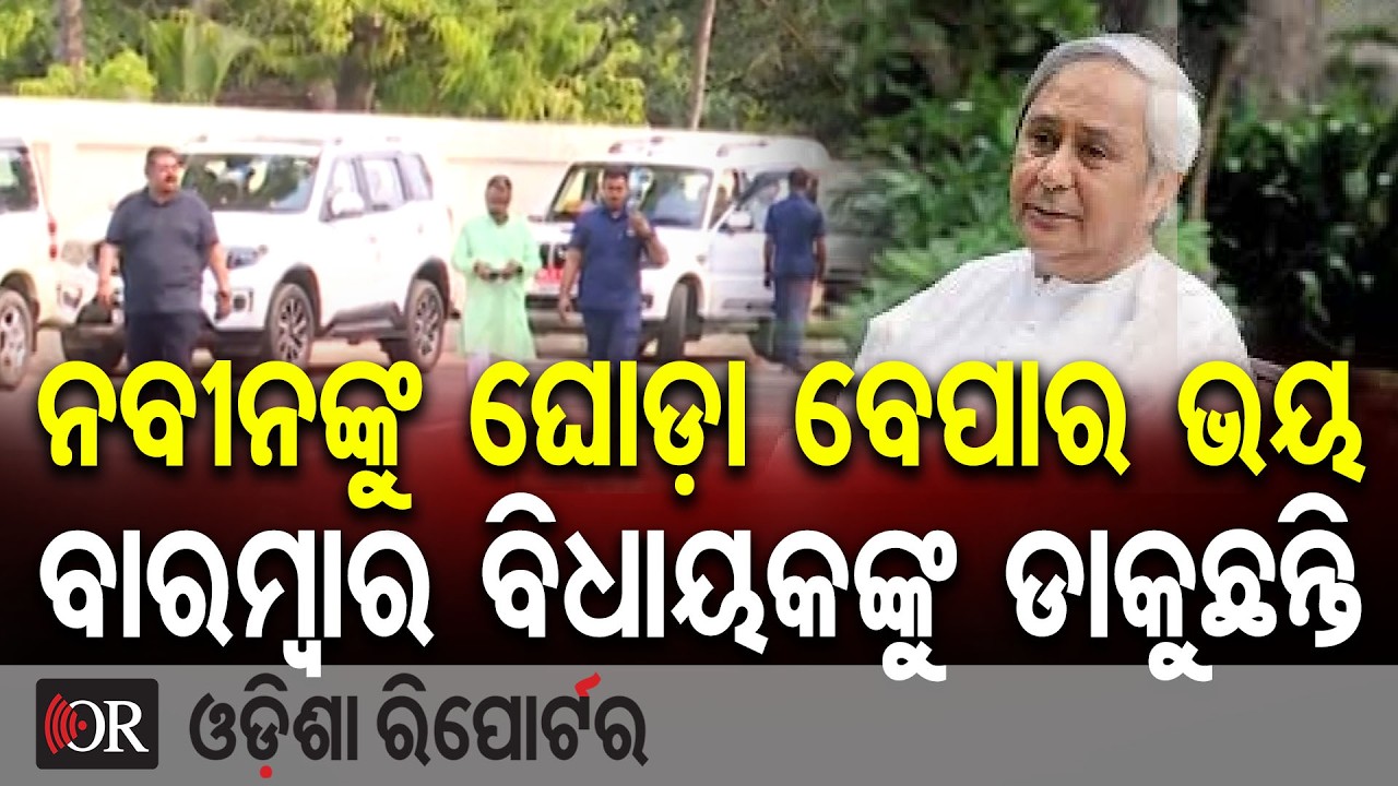 ନବୀନଙ୍କୁ ଘୋଡ଼ା ବେପାର ଭୟ, ବାରମ୍ବାର ବିଧାୟକଙ୍କୁ ଡାକୁଛନ୍ତି | Odisha Reporter
