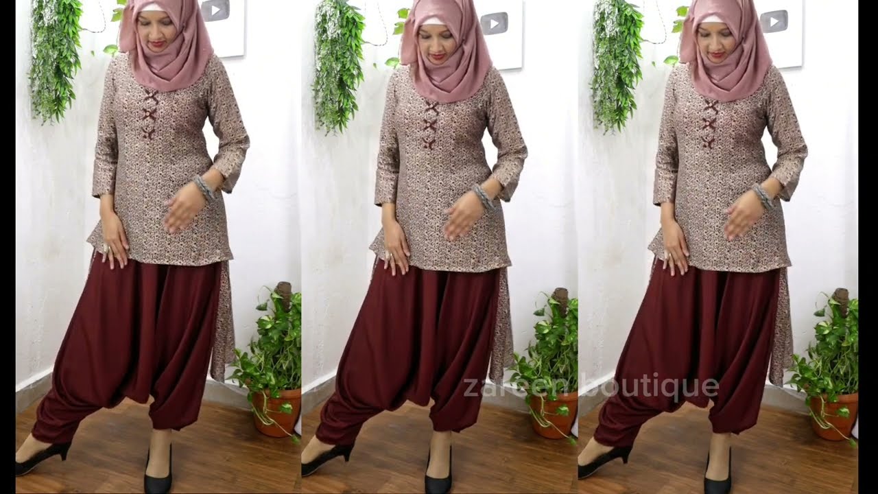 High low kurti cutting and stitching//up and down kurti cutting and stitching