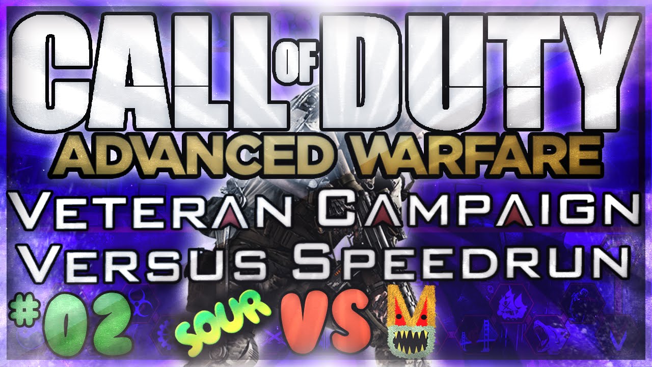 Advanced Warfare Veteran Campaign VERSUS Speedrun w/ Monkey - EP02: 