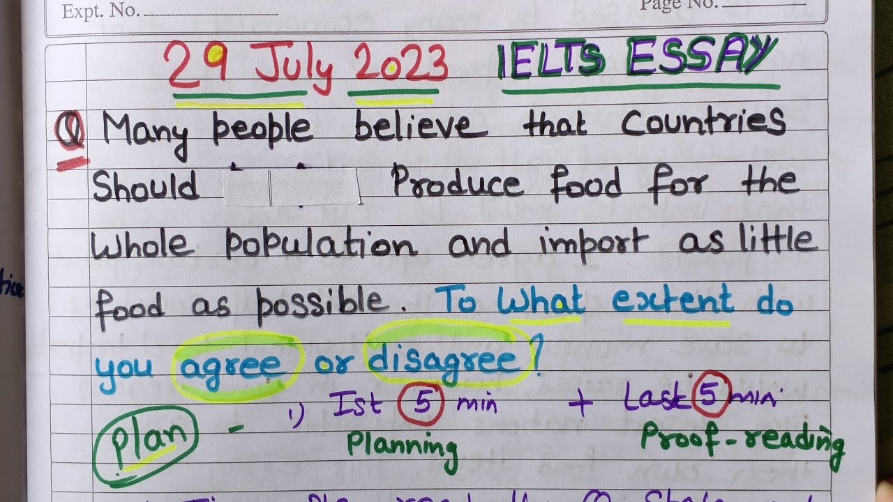 ieltswriting task2 | To what extent agree or disagree | ielts exam writing task2  agree ESSAY India