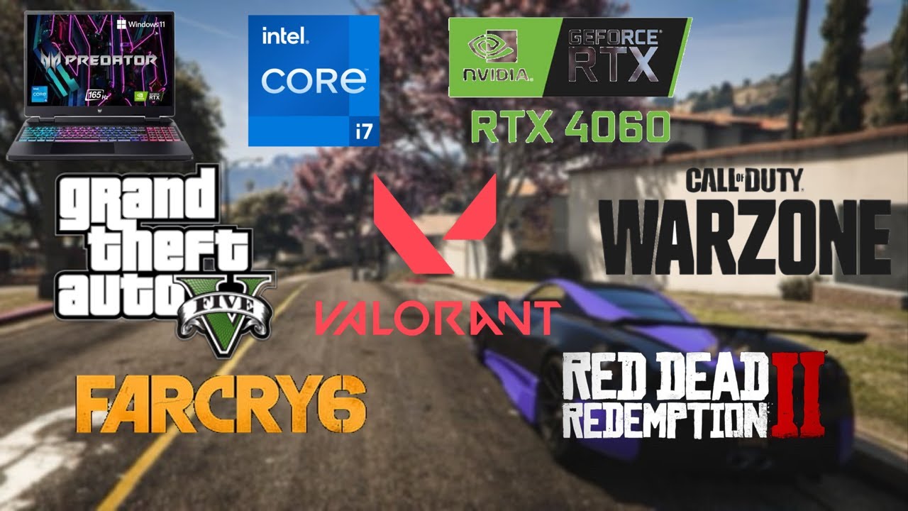 RTX 4060 + i7-13700HX - Acer Predator Helios Neo 16 - Rtx 4060 Gaming Test in 5 Games in 2025
