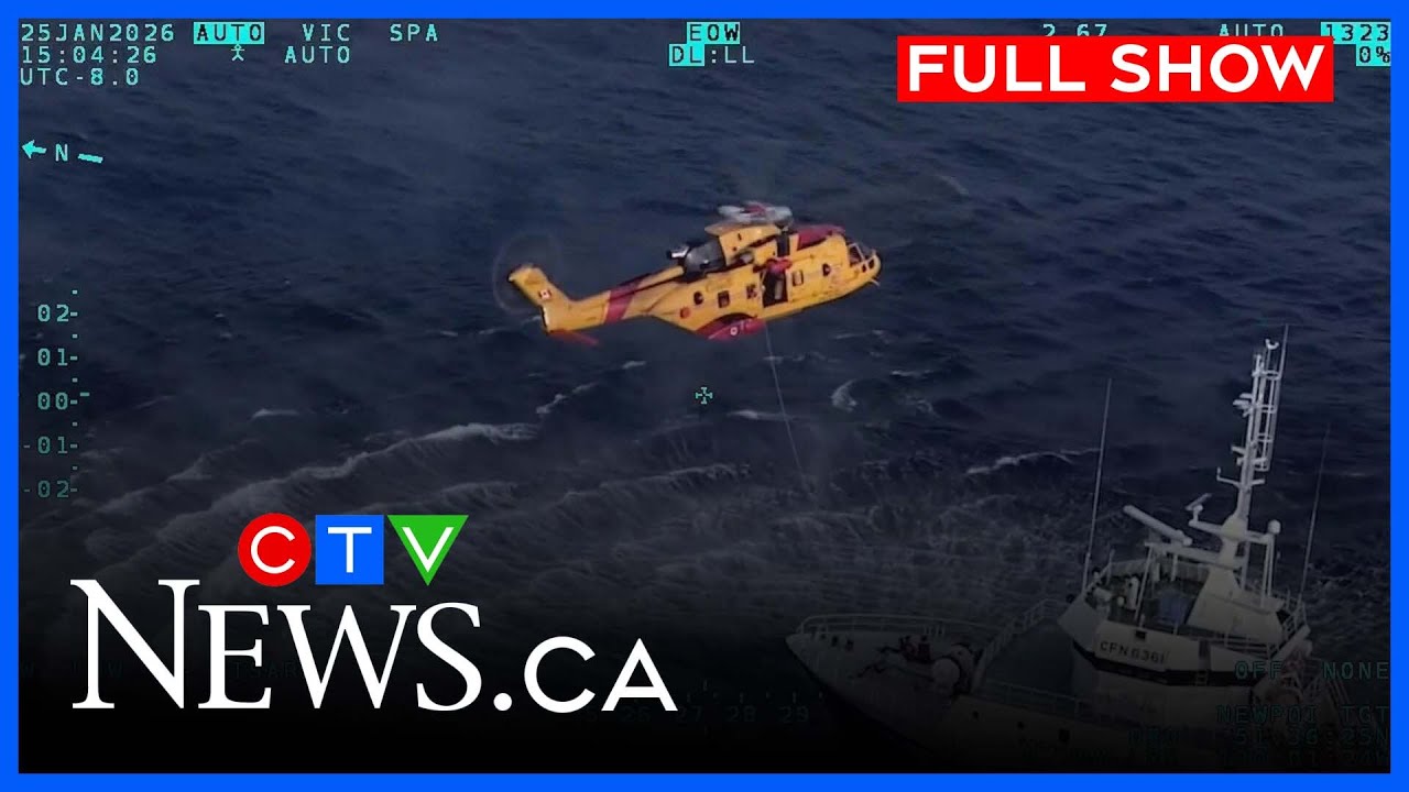Canadian forces conduct daring rescue at sea | CTV News Vancouver Island | Jan . 27 , 2026