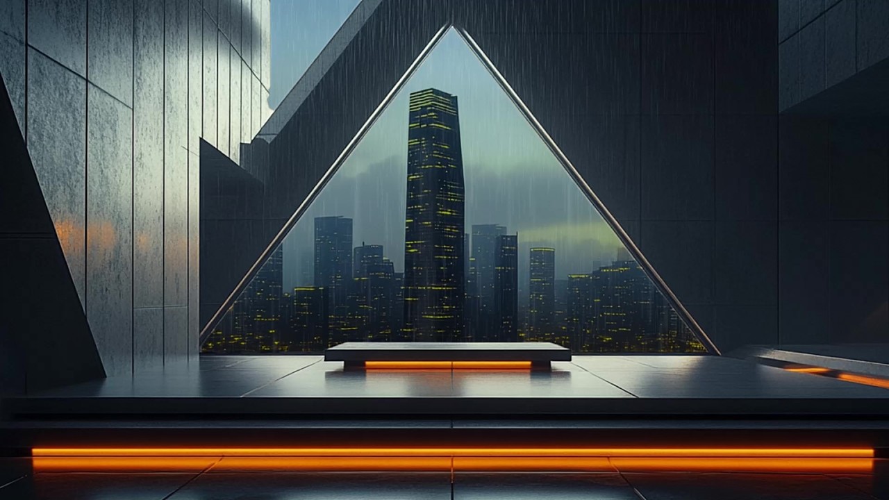 Rainy Night in the Future City 2099 🌧️ Neon Lights, Deep Focus, Lofi Vibes for Studying & Coding