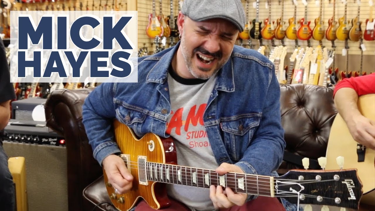 Mick Hayes with the Norman's Rare Guitars Gang | Gibson Les Paul R9