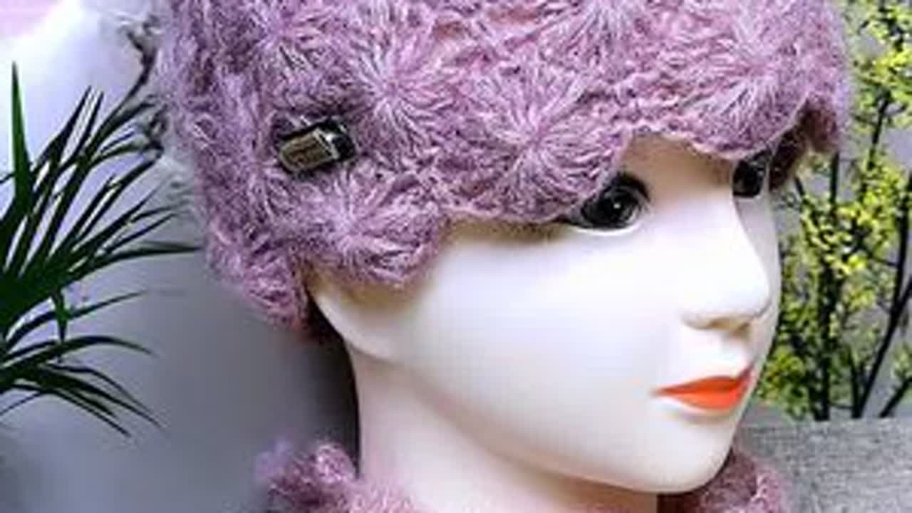 蒲公英花帽子教程二