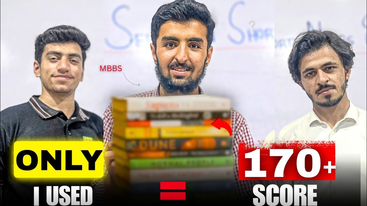 The Only Books I Used to Secure a Top Seat in MDCAT+ Boards❓ from Topper
