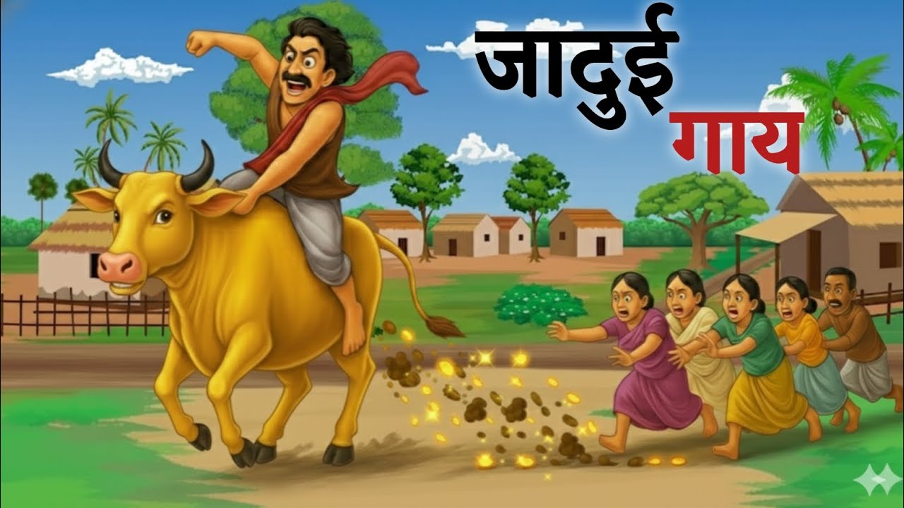 जादुई गाय | Jadui Gay | Hindi Cartoon Kahani | Moral Story | Hindi Stories