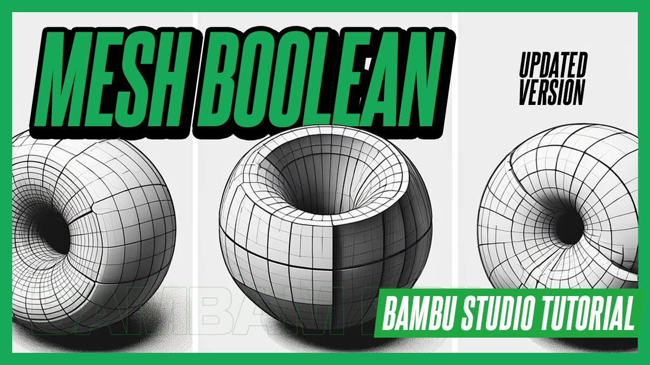 Руководство Bambu Studio: усовершенствование методов булевой сетки для 3D-печати