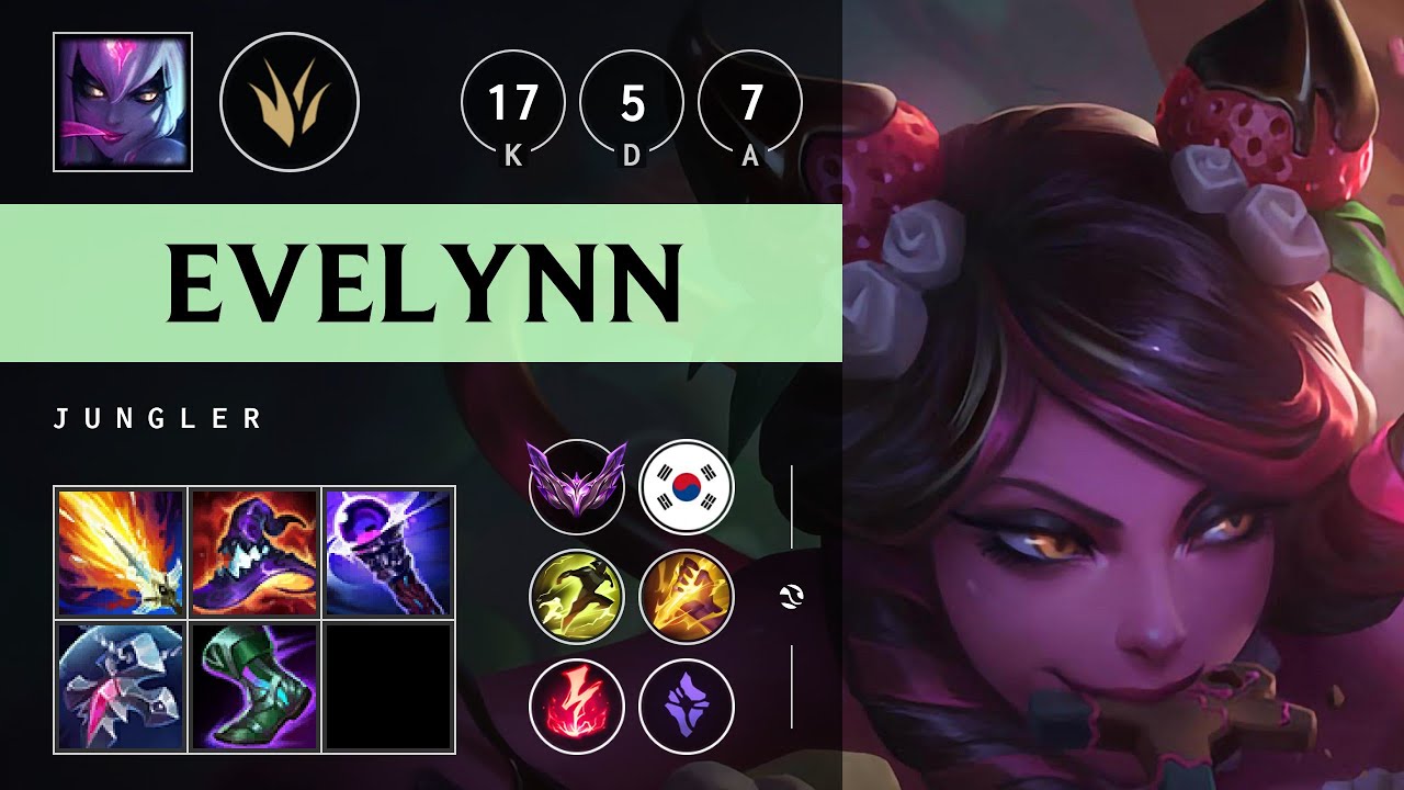Evelynn Jungle vs Jarvan IV - KR Master Patch 25.09