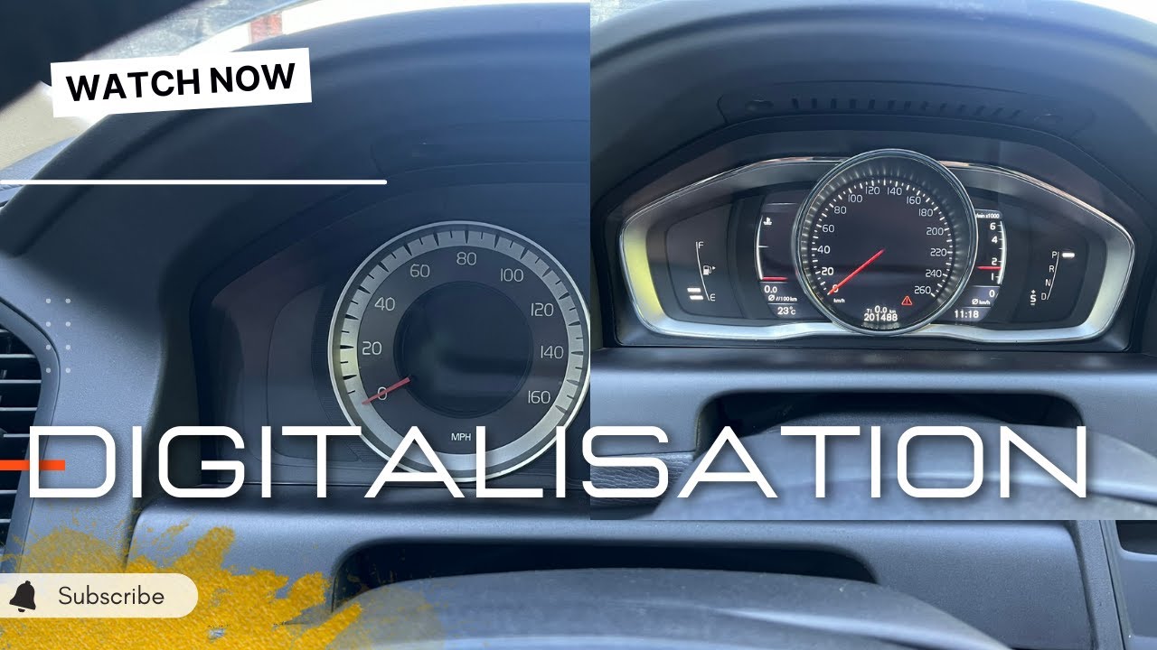 Project Volvo XC60 T6 - digital display installation