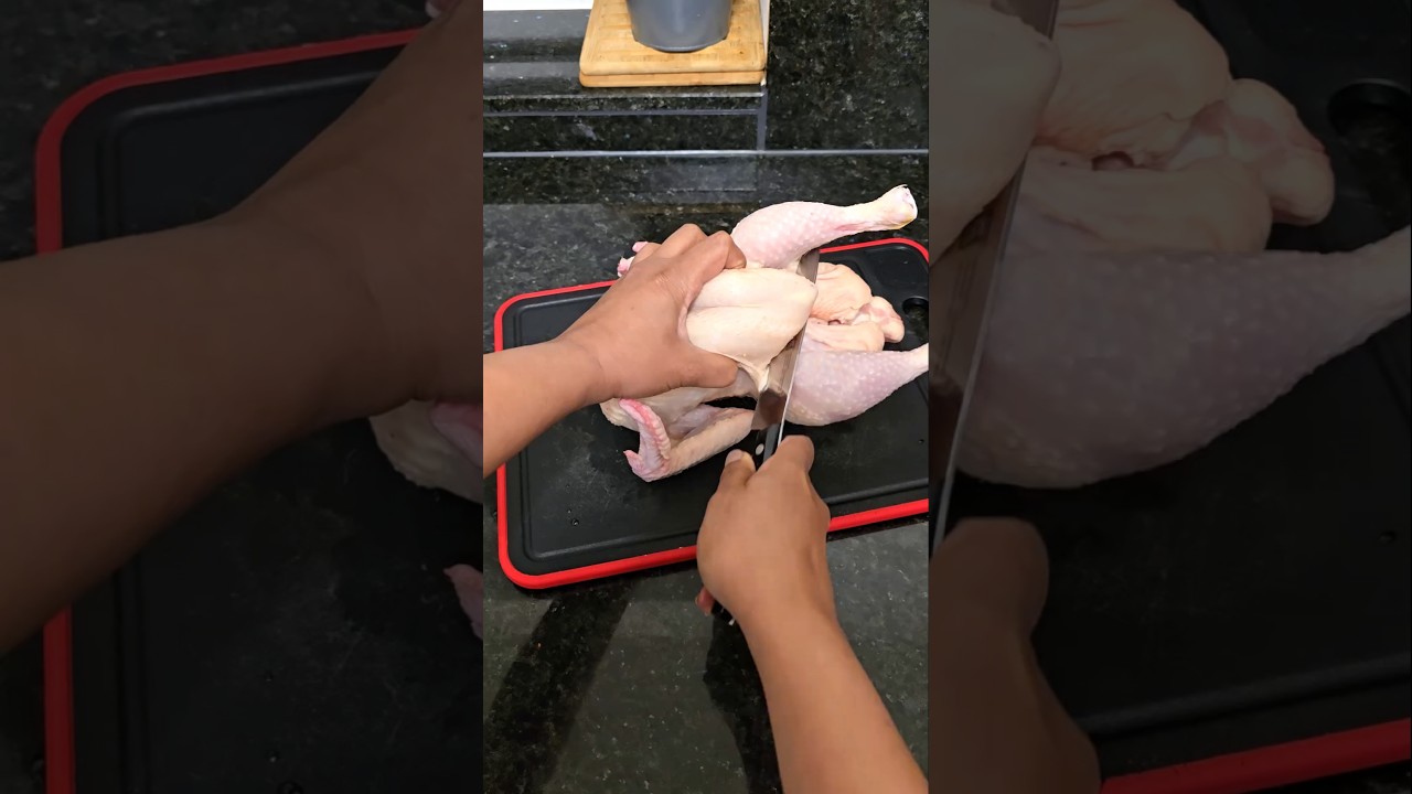 How to Cut Up a Whole Chicken #howtocutchicken #knifeskills