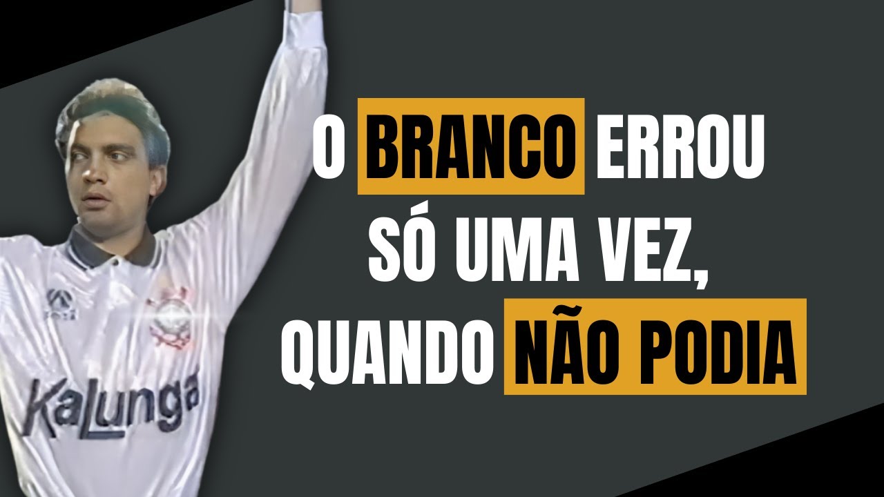 Branco no Corinthians: bons gols e um erro que estragou tudo